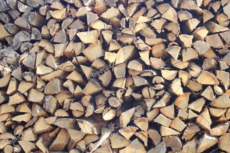 Wood Firewood Holzstapel Timber Storage