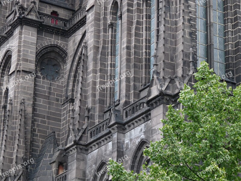 France Clermont-ferrand Cathedral Free Photos