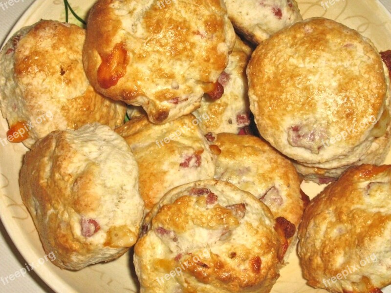 Ham Cheese Scones Butter Baked