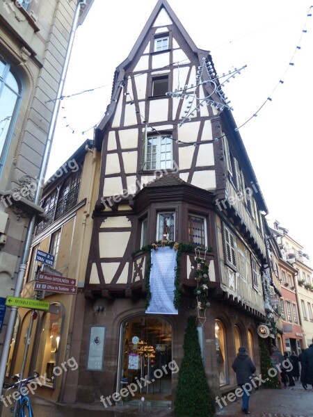 Historic Center Colmar Truss Picturesque Free Photos