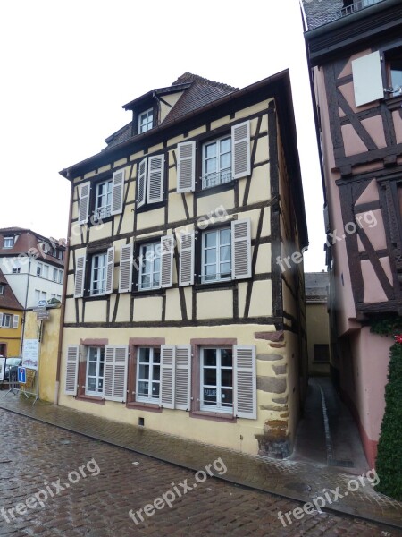 Historic Center Colmar Truss Narrow Lane Free Photos