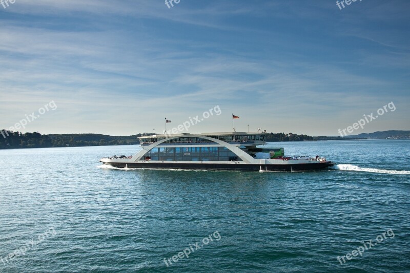 Boat Ferry Lake Lake Constance Switzerland