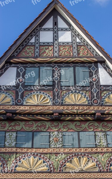 Fachwerkhaus Facade Truss Architecture Building