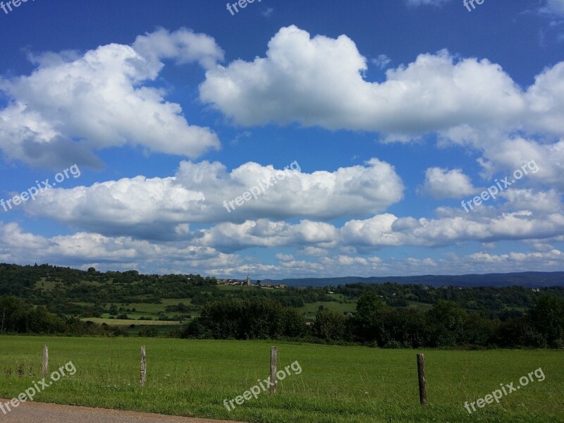 Sky Clouds Jura Free Photos