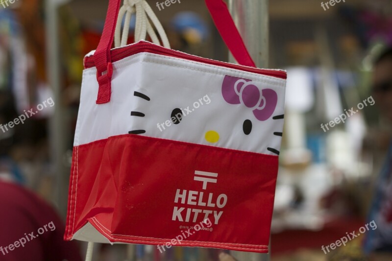 Hello Kitty Cartoon Japanese Festival Lunch Box