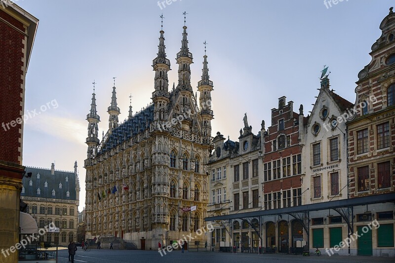 Leuven Town Hall Grand Place Free Photos