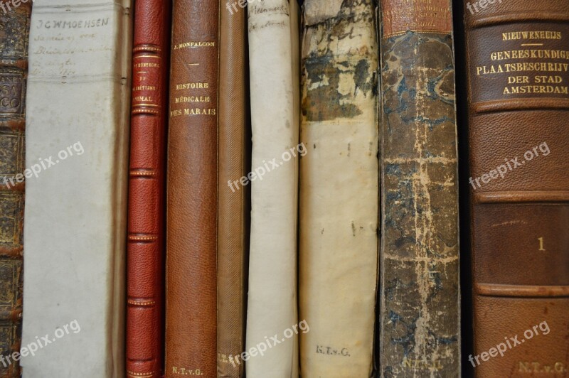 Book Old Library Latin Free Photos