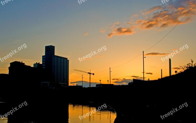 Sunset Evening Sun Warm Evening Sky