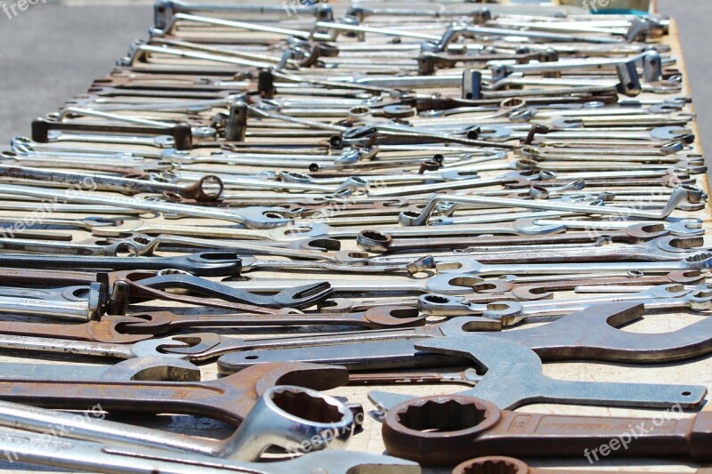 Tool Vehicle Technology Wrench Spanner Flea Market