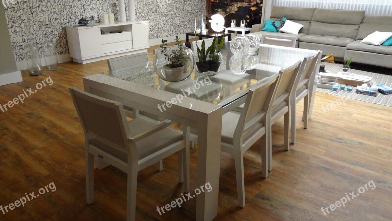 Dining Table Dining Room Decoration Free Photos