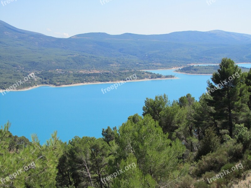 Lake France Landscape Nature Hill