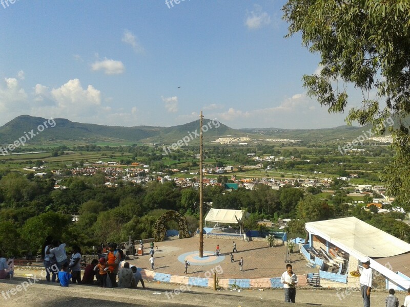 Atlixco People Hill Places Puebla