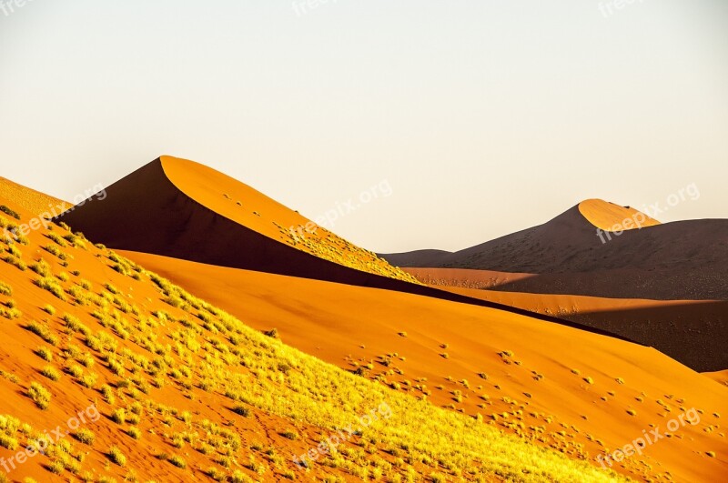 Namibia Wolwedans Namib Edge Desert Away