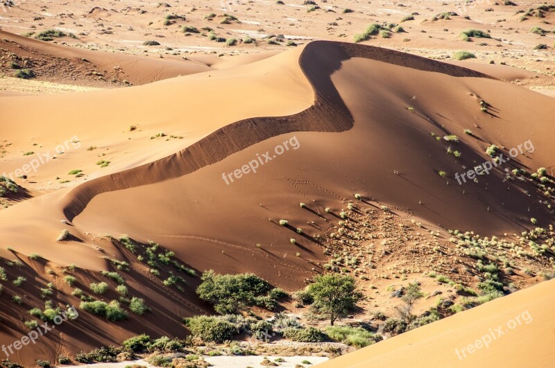 Namibia Wolwedans Namib Edge Desert Away