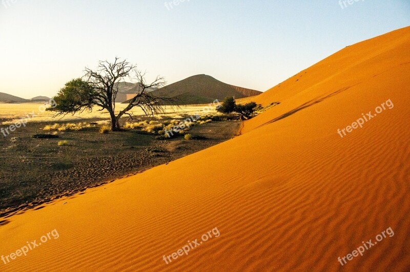 Namibia Wolwedans Namib Edge Desert Away