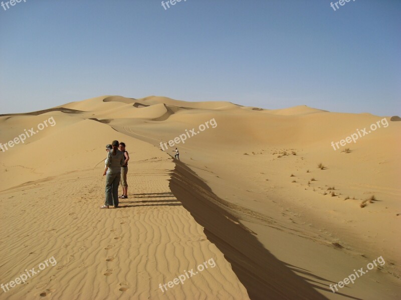 Algeria Sahara Dunes Sand Free Photos