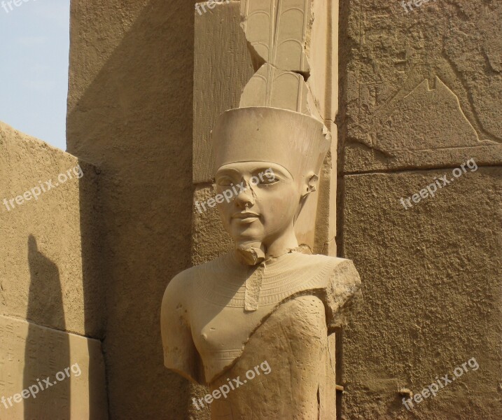 Egypt Luxor Temple Statue Free Photos