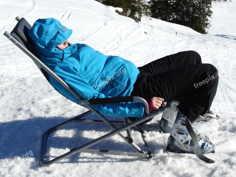 Relax Après-ski Rest Ski Jacket Deck Chair