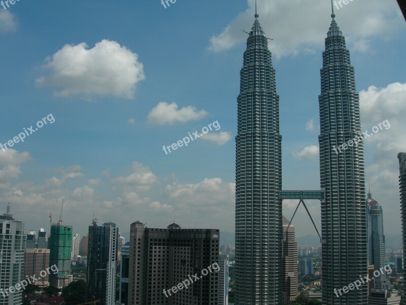 Twin Towers Kuala Lumpur Malaysia City