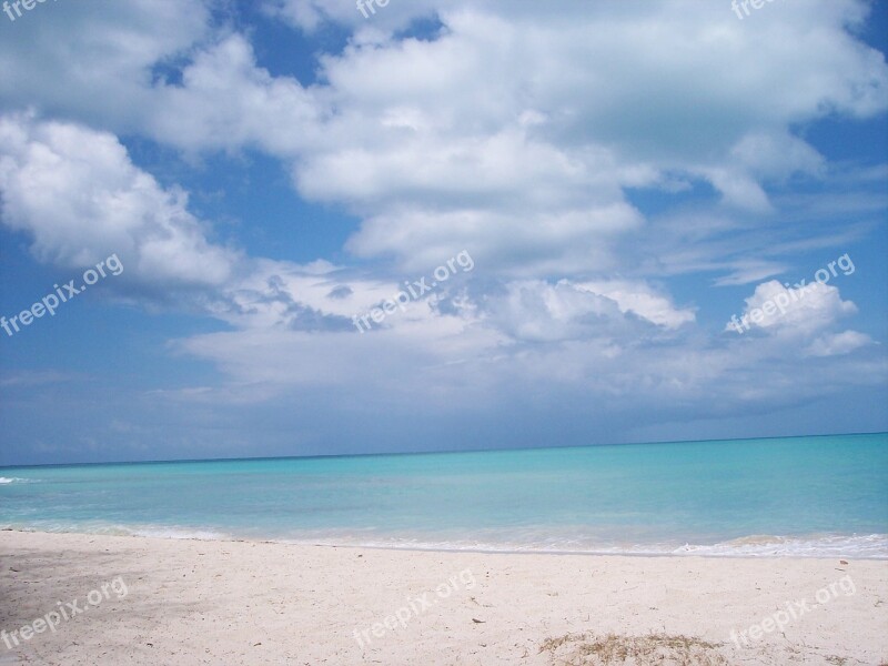 Beach Clouds Sea Sky Nature