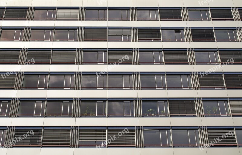 Facade Windows Background Exterior Building