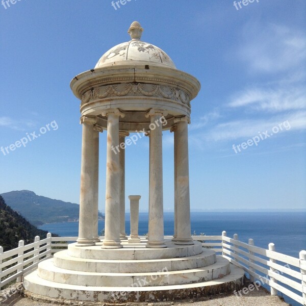 Gazebo Sea View Mallorca Free Photos