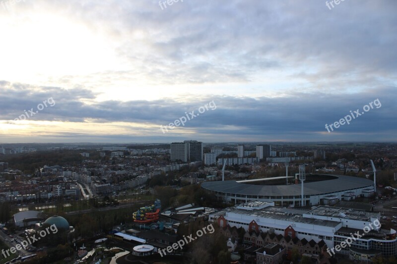 Belgium Aerial Brussels Football Stadium