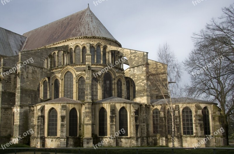 Cathedral St Remi France Church Architecture