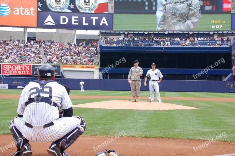 Baseball Catcher Field Stadium Players