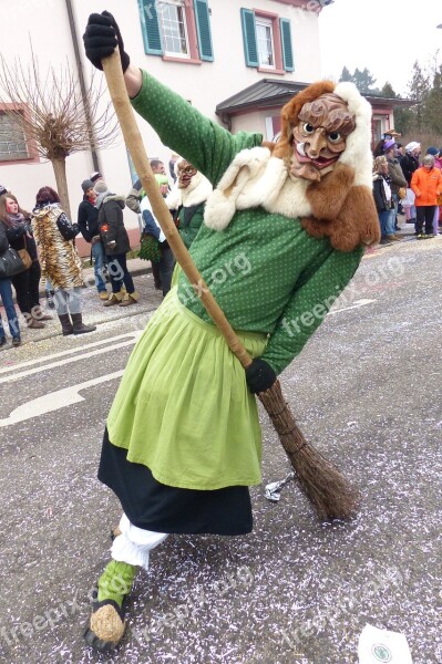 Shrove Monday Strassenfasnet The Witch Straw Shoes Free Photos