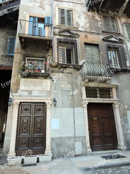 Verona House Old Ancient Window