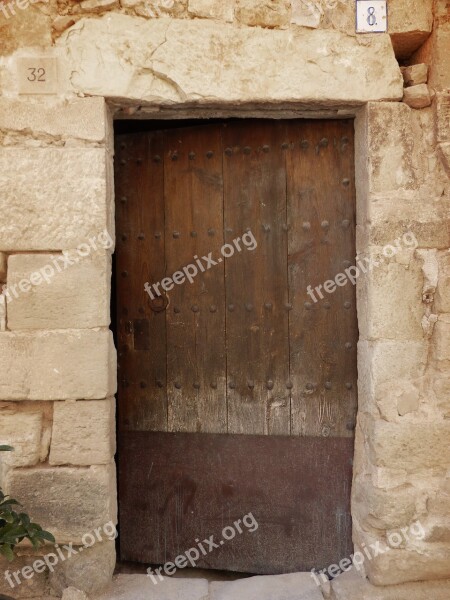 Door Portal Lintel Old Stone