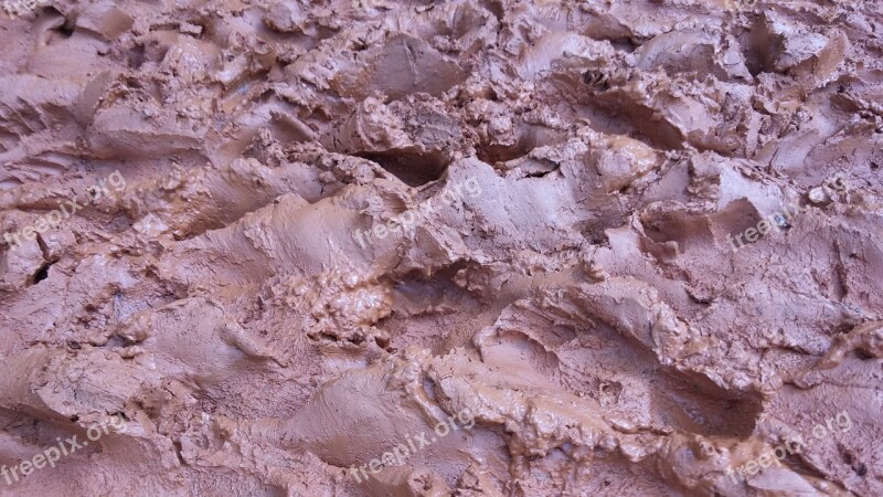 Ocher Dirt Mud Floor Land