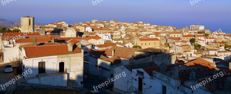 Landscape Houses Country Monte Sant'angelo Gargano