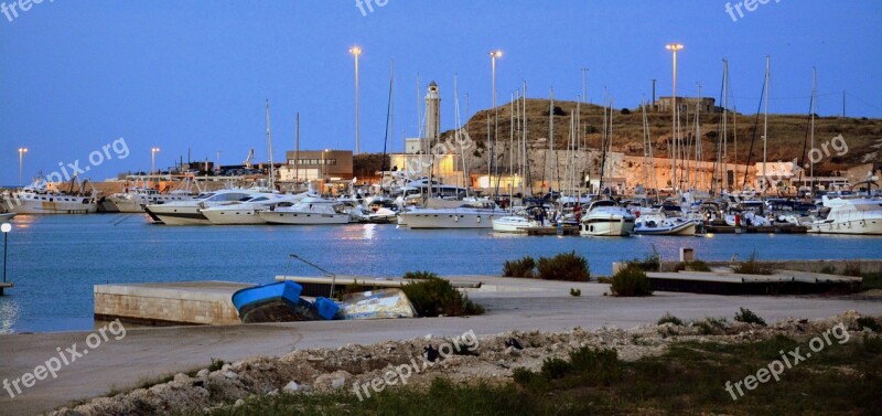 Porto Sea Water Lighthouse Vieste