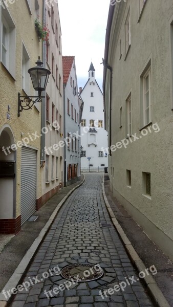 Bavaria Augsburg Historic Center Building Streets