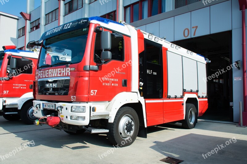 Fire Vehicle Delete Truck Vienna