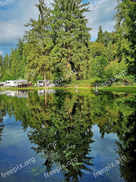 Water Nature Tree Landscape Lake