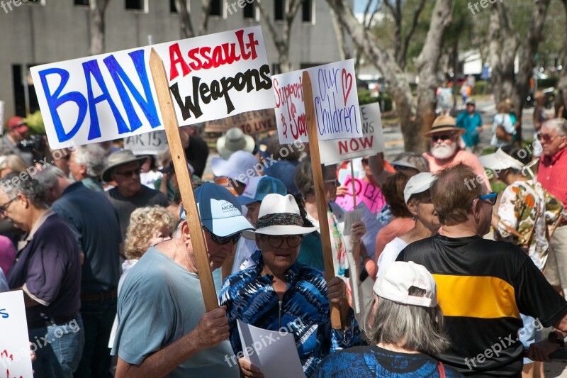 Ban Assault Weapons Gun Violence Protest