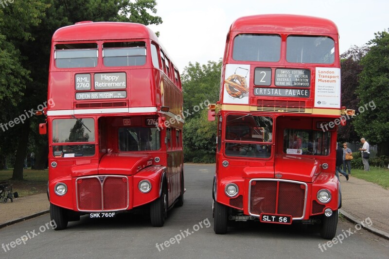 Bus London England Road English