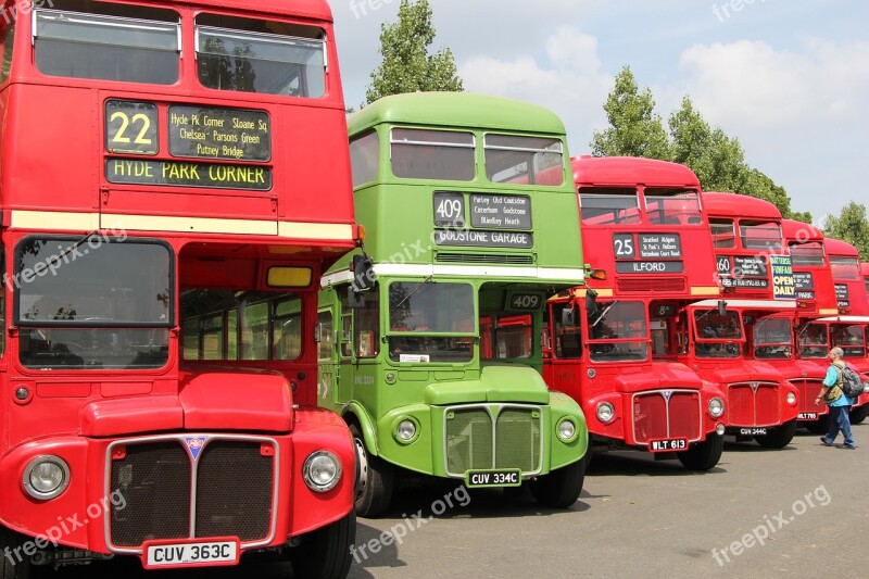 Bus London England Road City