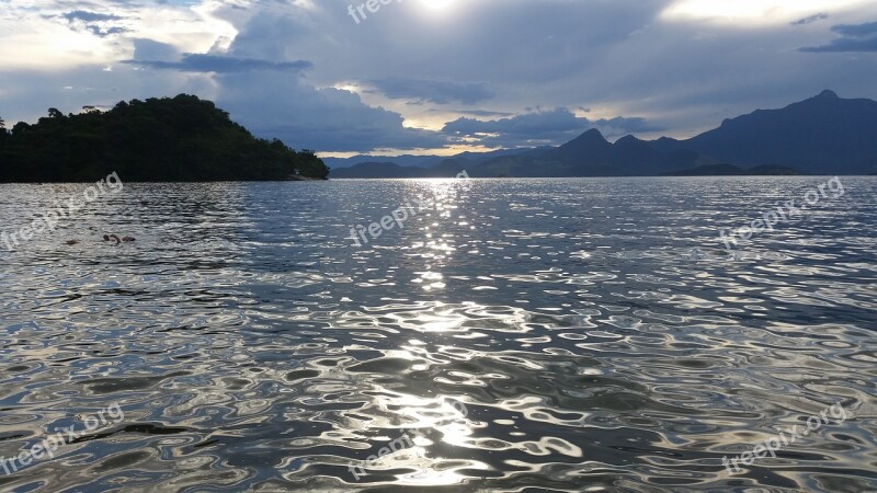 Angra Beach Sea Mountains Free Photos