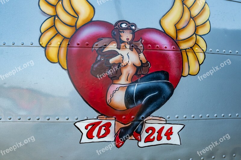 Wwii Nose Art Aircraft Germany America