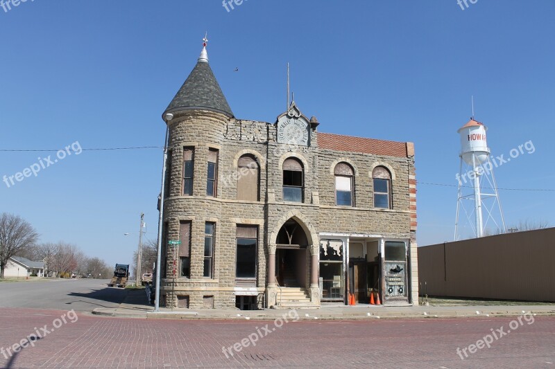 Building Brick Street Brick Stone Stone Building