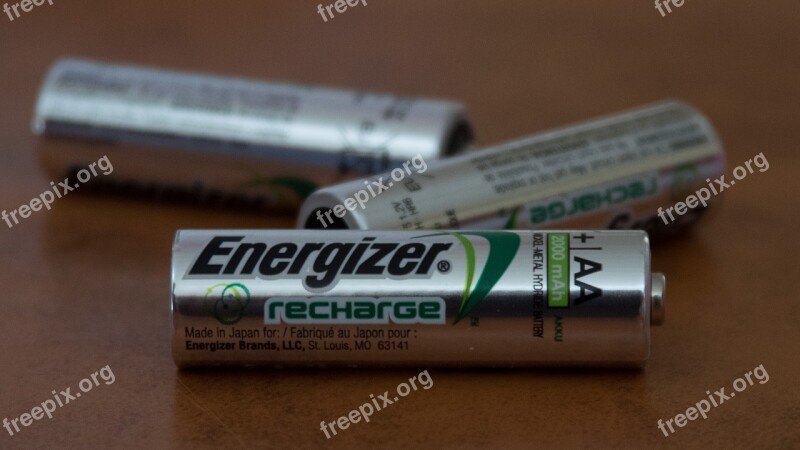 Batteries Rechargeable Energizer Silver Double A