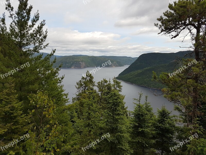 Fjord Vista Saguenay Québec Free Photos