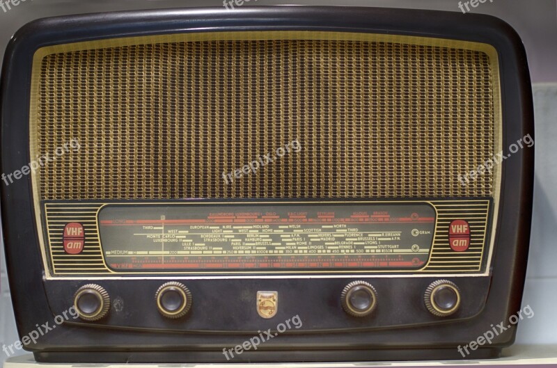 Old Wireless Communication Vintage Radio