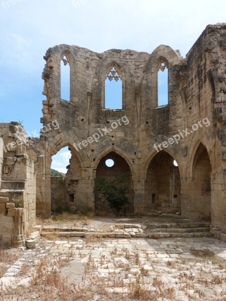 Ruins Monastery Vallsanta Gothic Architecture