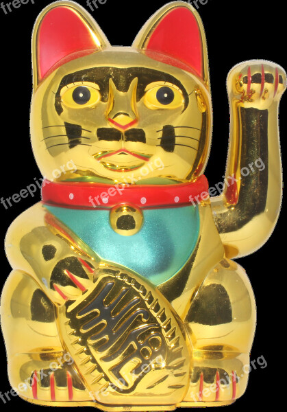 Lucky Cat Japanese Chinese Beckon