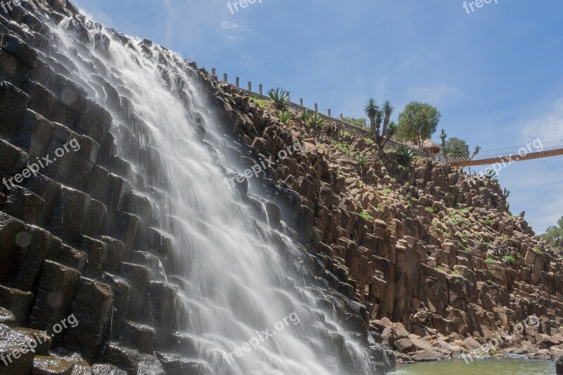 Waterfall Landscape Nature Water River